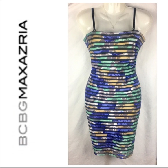 BCBGMaxAzria Dresses & Skirts - ⬇️$39 BCBG Maxazria Multicolor Floral Dress Silk